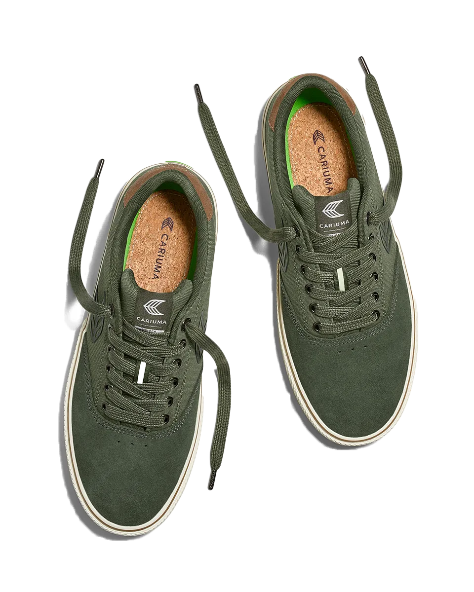 Naioca Pro Shoes in Olive Green & Green