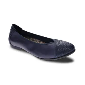 Nairobi Navy Lizard -  Revere Comfort Shoes at Brandys Shoes