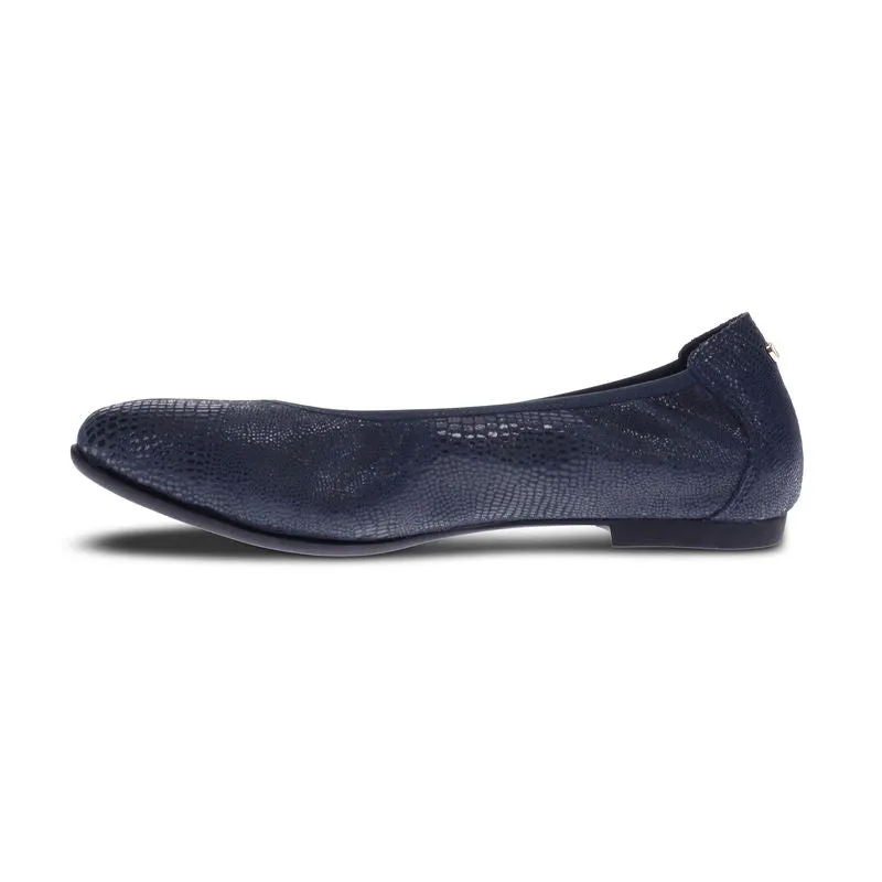 Nairobi Navy Lizard -  Revere Comfort Shoes at Brandys Shoes