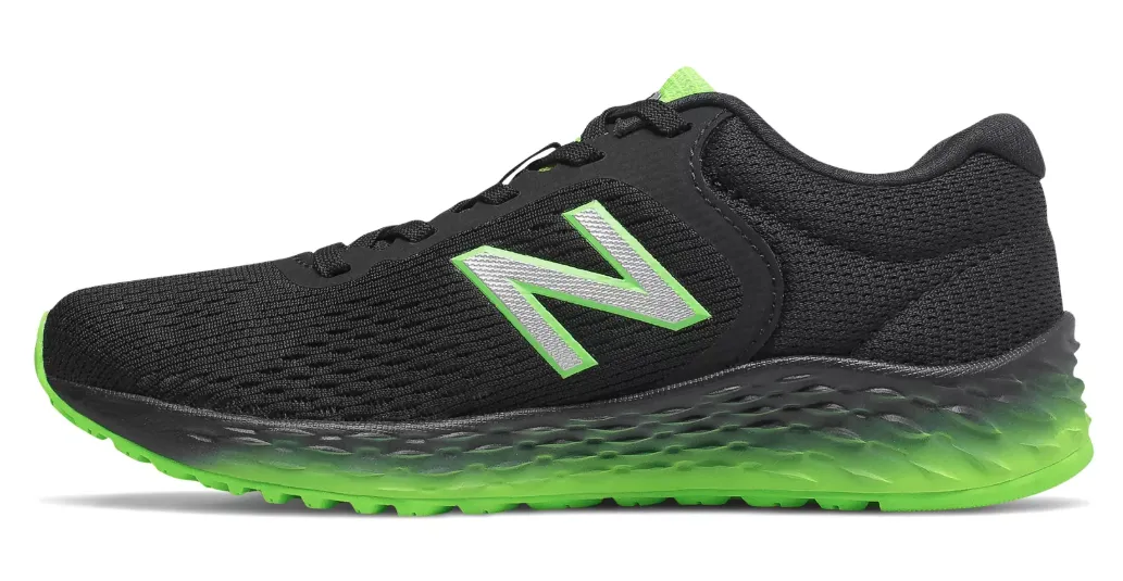 New Balance Black/RGB Green Arishi v2 Children's Sneaker