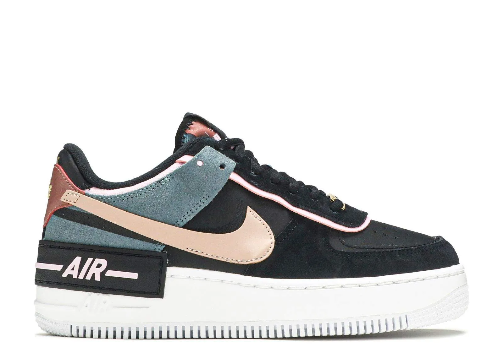 Nike Air Force 1 Shadow ‘Black Light Arctic Pink’ Everlasting Sneaker