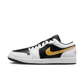 Nike - Air Jordan 1 Low ~ Gold Swoosh