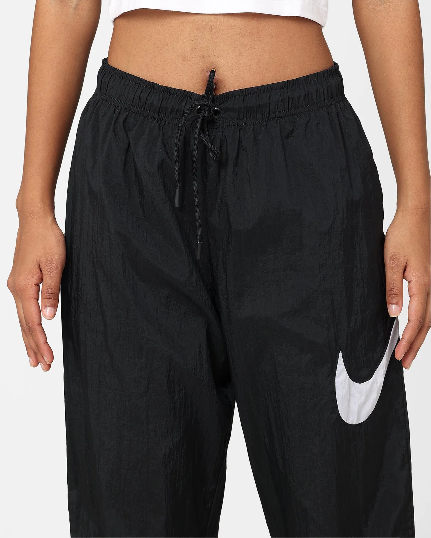 Nike Women's Sportswear Essential Mid-Rise Pants Black/White