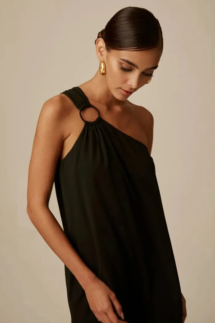 One Shoulder Ring Dress