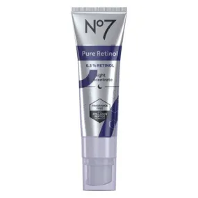 Open Box - No7 Night Concentrate Facial Treatment - 0.3% Pure Retinol - 1 fl oz