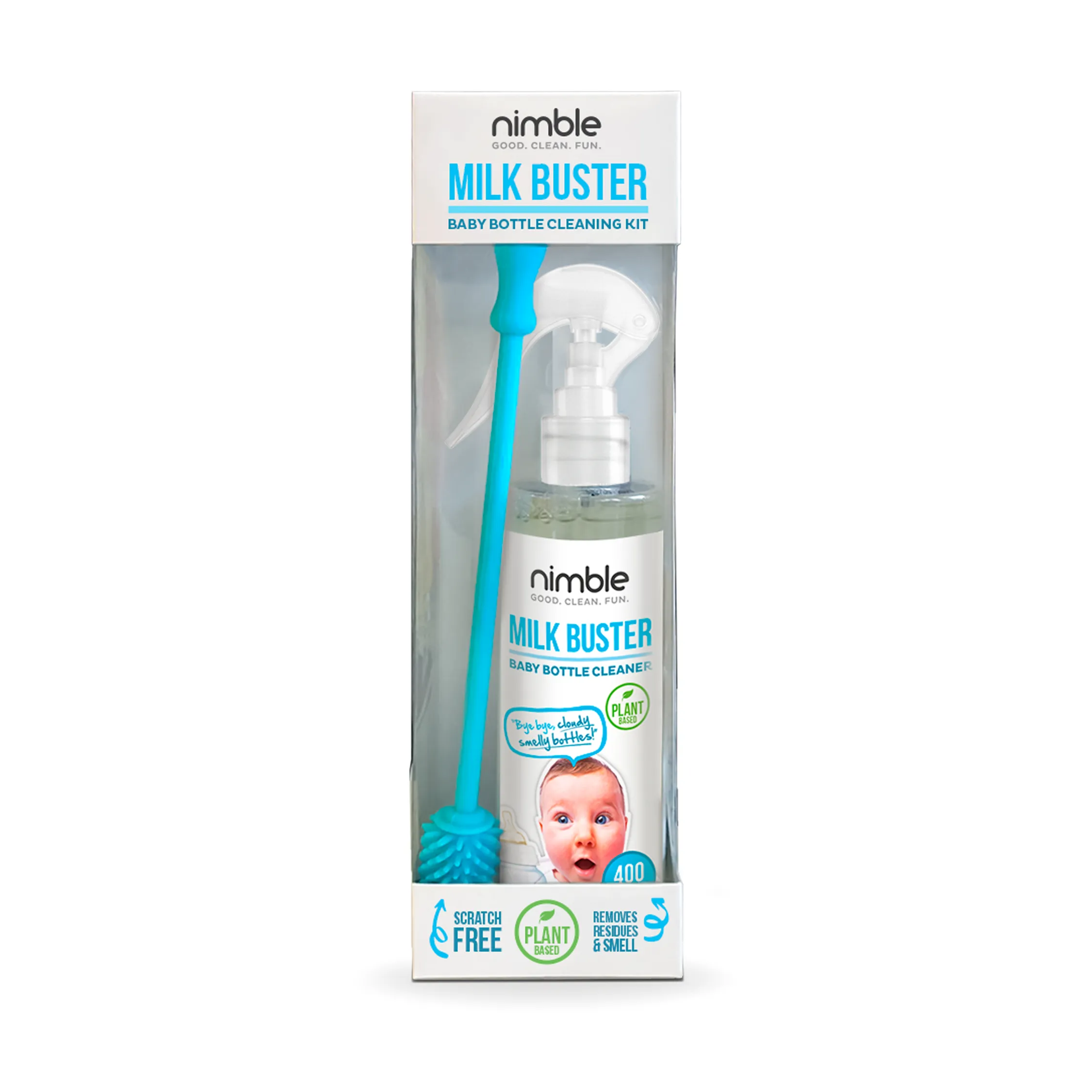 [Pack Of 2] Nimble Babies Bottle Cleaning Kit