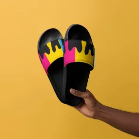 Pansexual Pride Melting Men’s slides