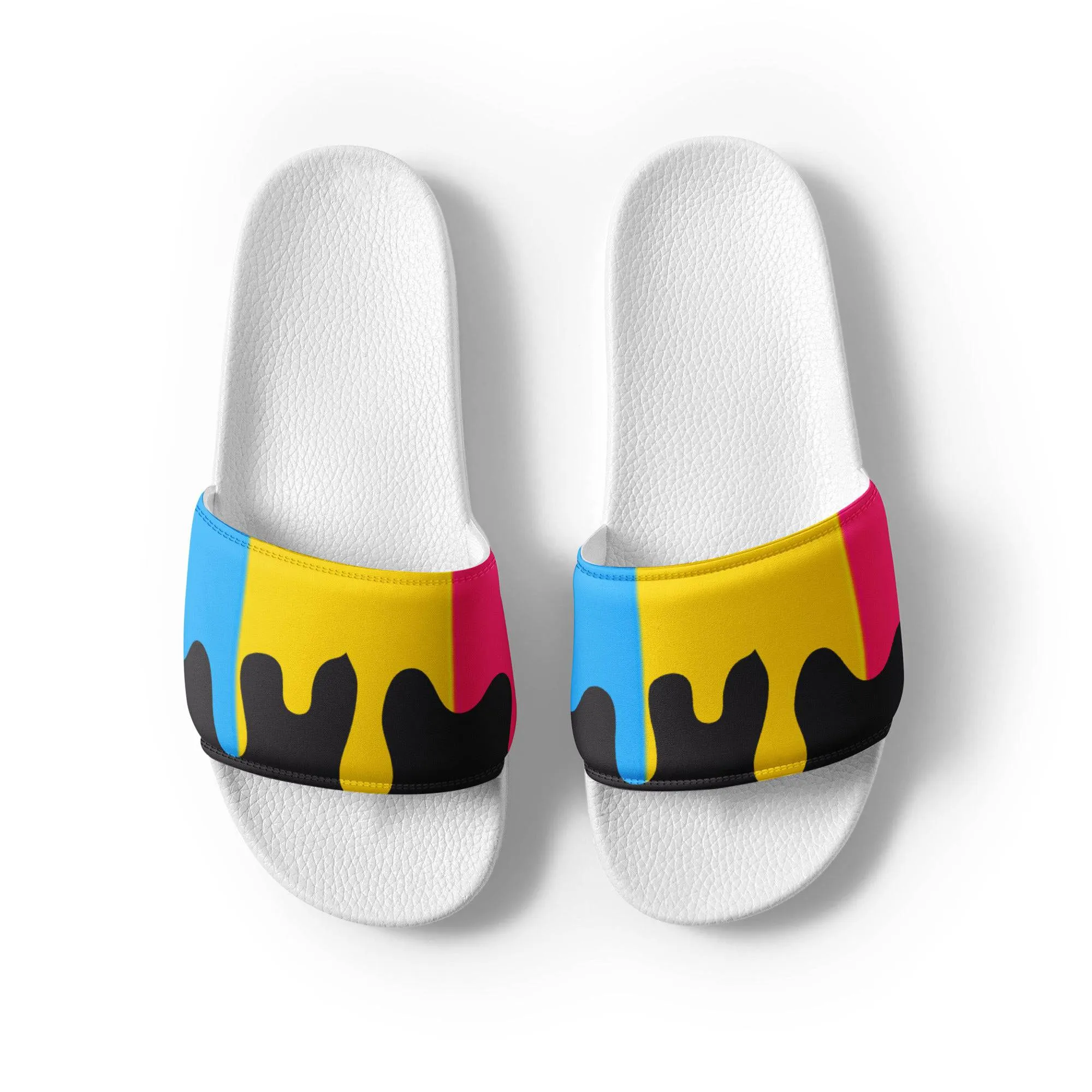 Pansexual Pride Melting Men’s slides