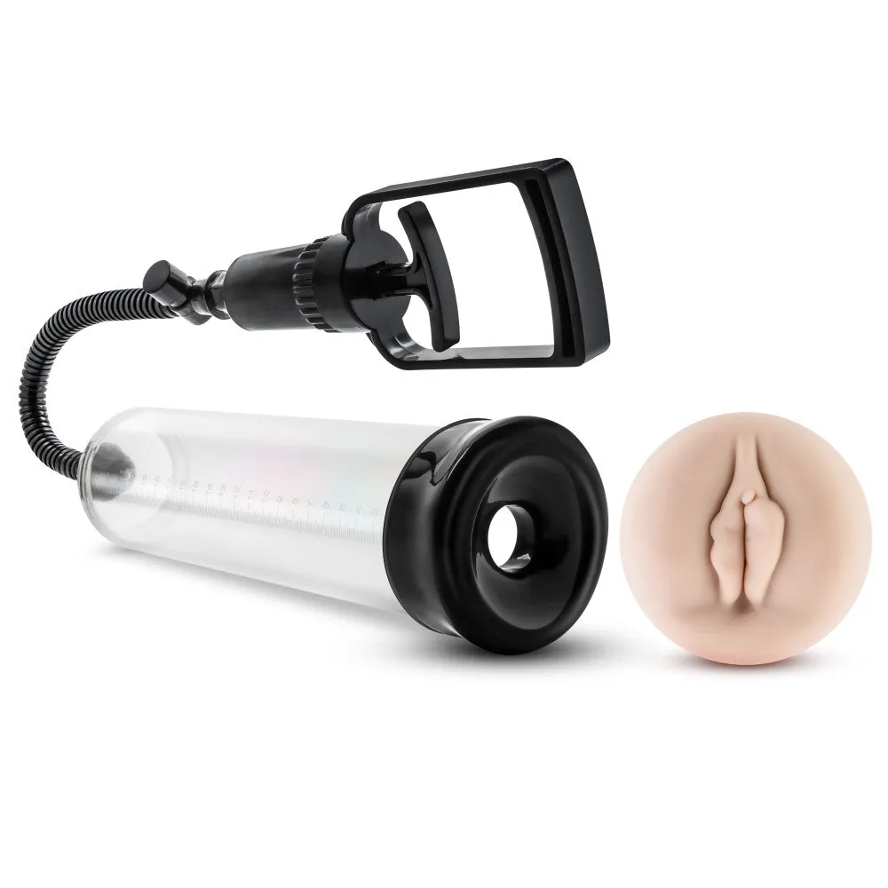 Performance By Blush® | VX4 Male Enhancement Clear/Black Vibrating Pump