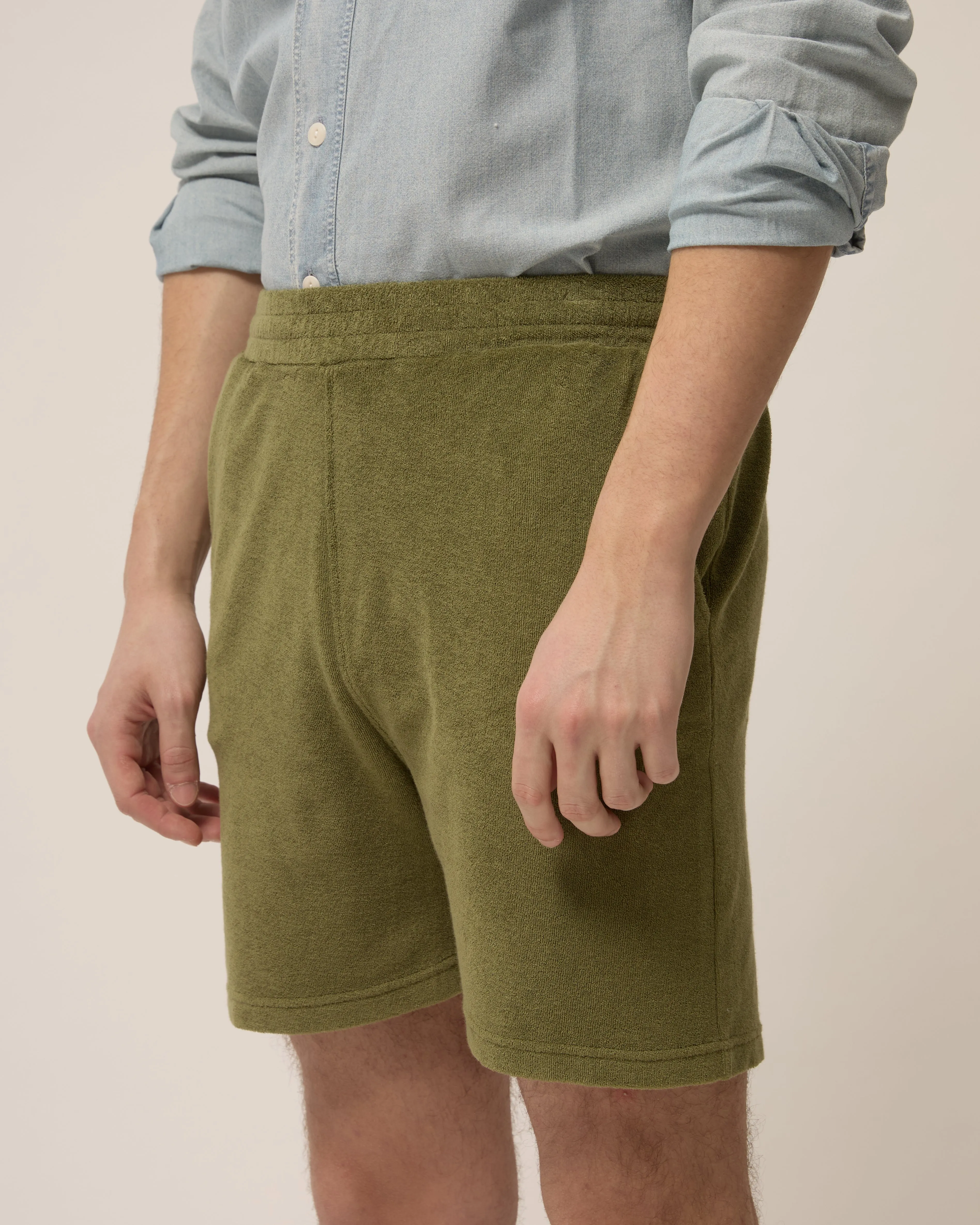 Pierino - Military Green - Terry Cloth