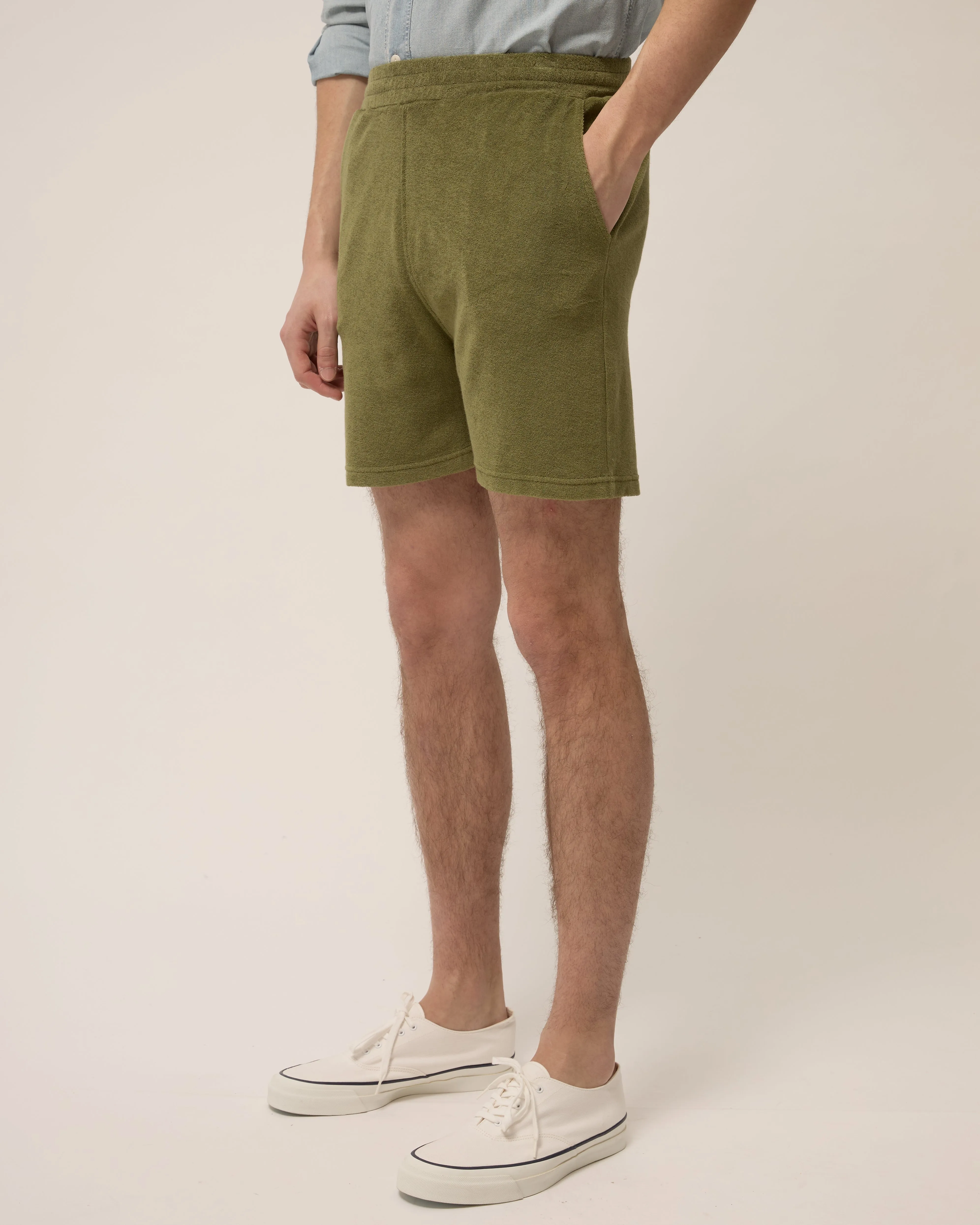 Pierino - Military Green - Terry Cloth