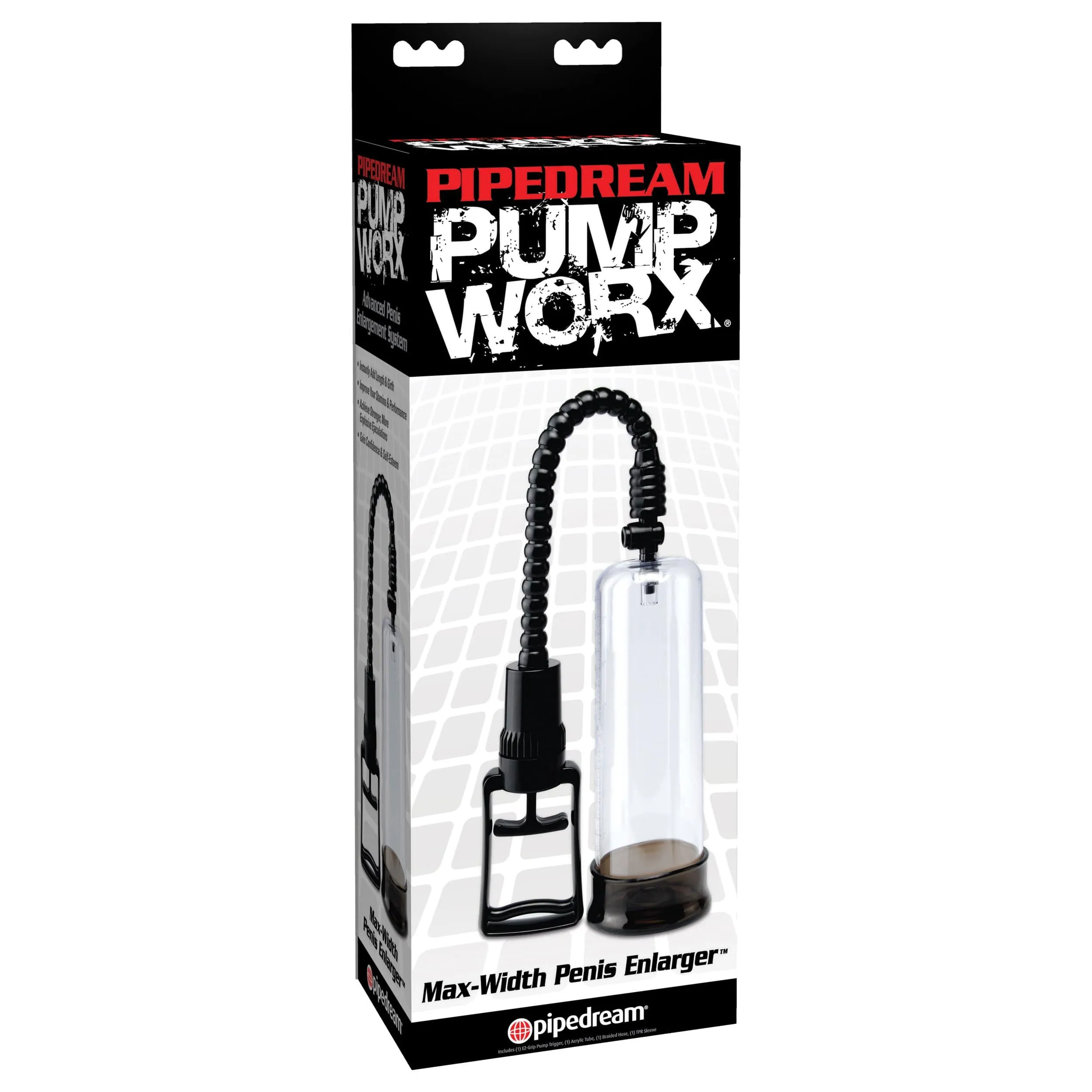 Pipedream - Pump Worx Max-Width Penis Enlarger (Clear)