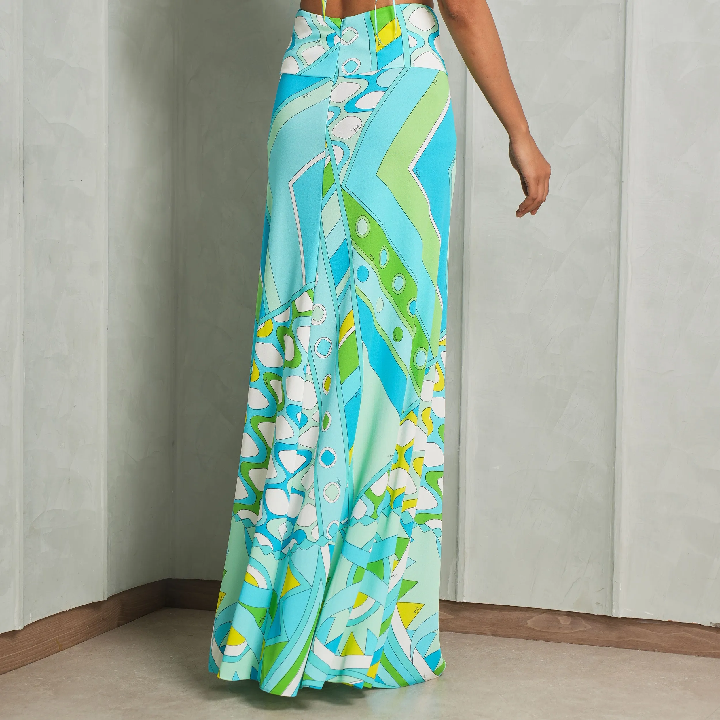 Printed Maxi Skirt