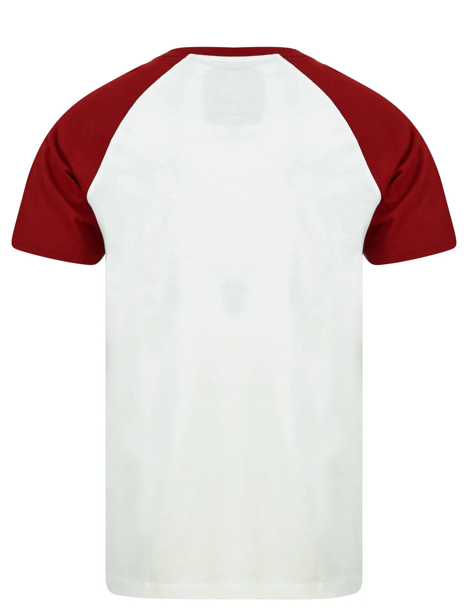 Raggo Tee Raglan Sleeve T-Shirt in Red Dahlia / Snow White - Tokyo Laundry