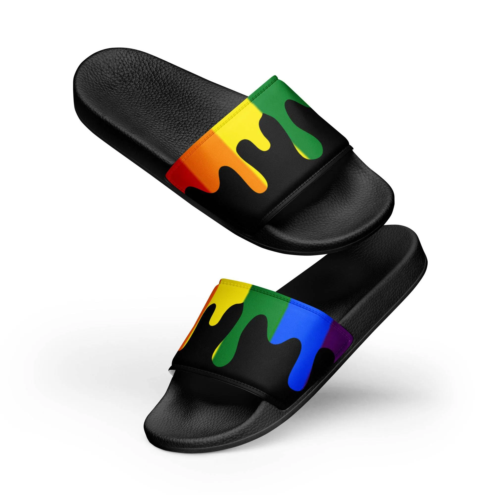 Rainbow Melting Men’s Size slides