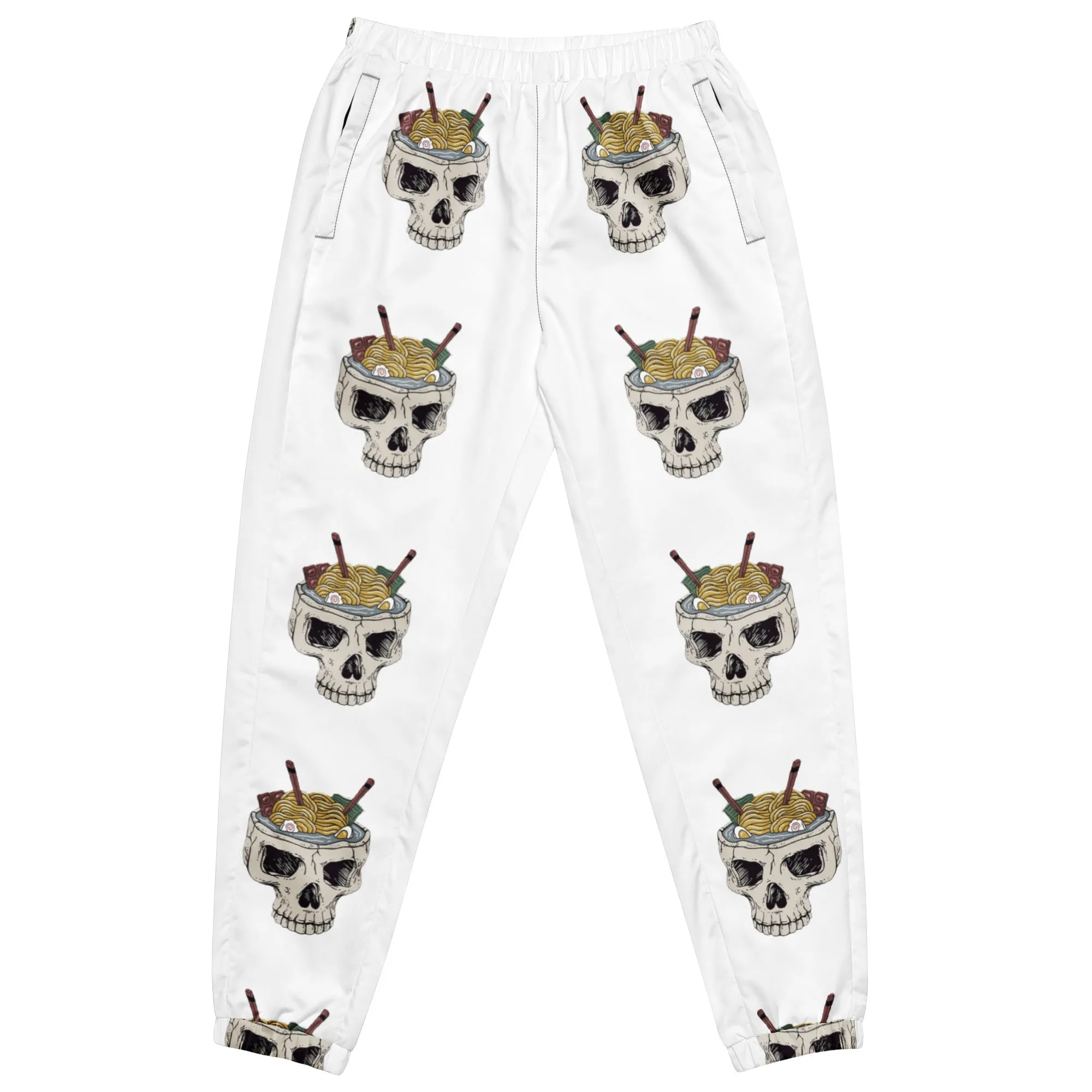 Ramen Noodle Skull Bowl Unisex joggers track pants