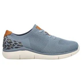 Sachi Leopard Print Lace Up Sneakers