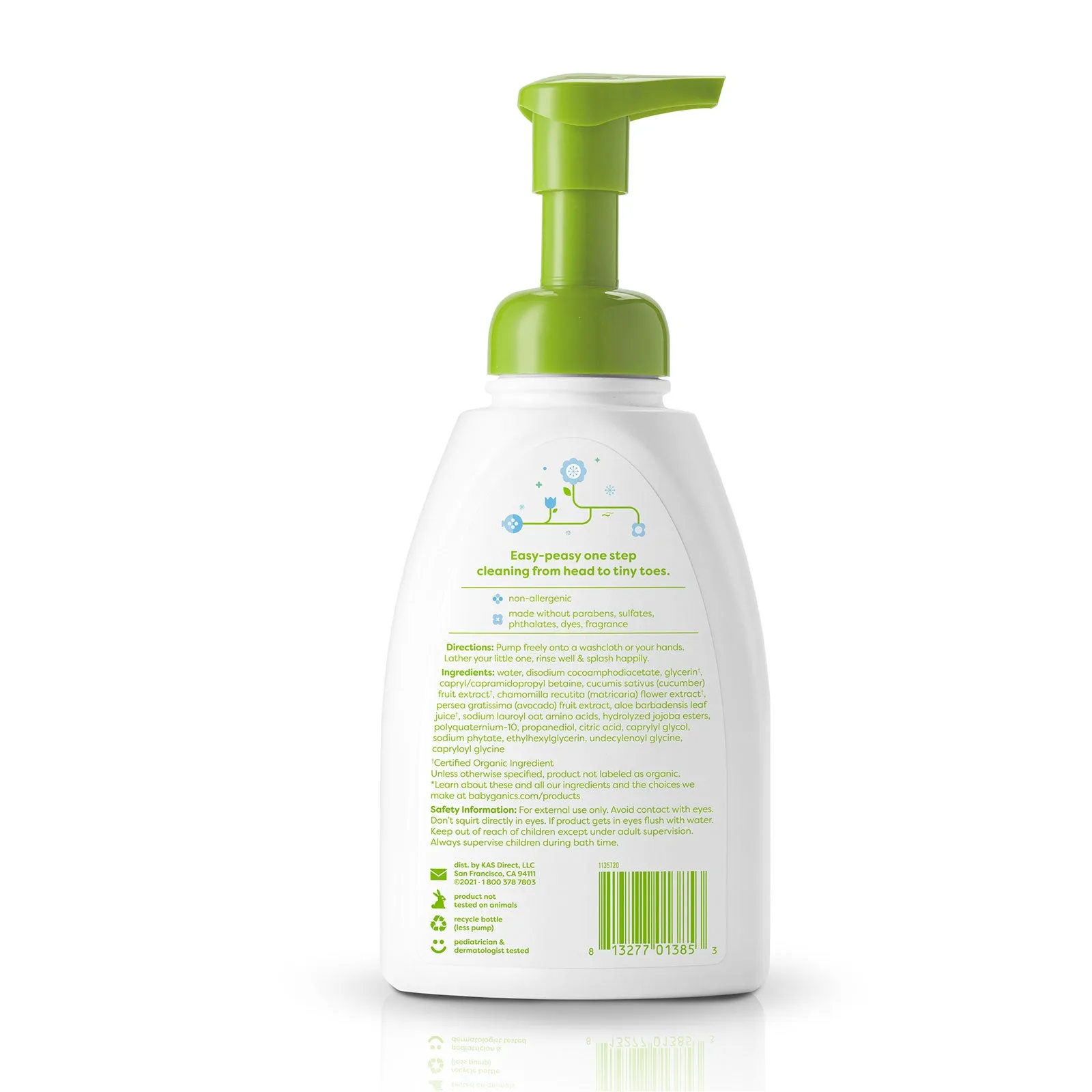 Shampoo   Body Wash, 473ml, Fragrance Free