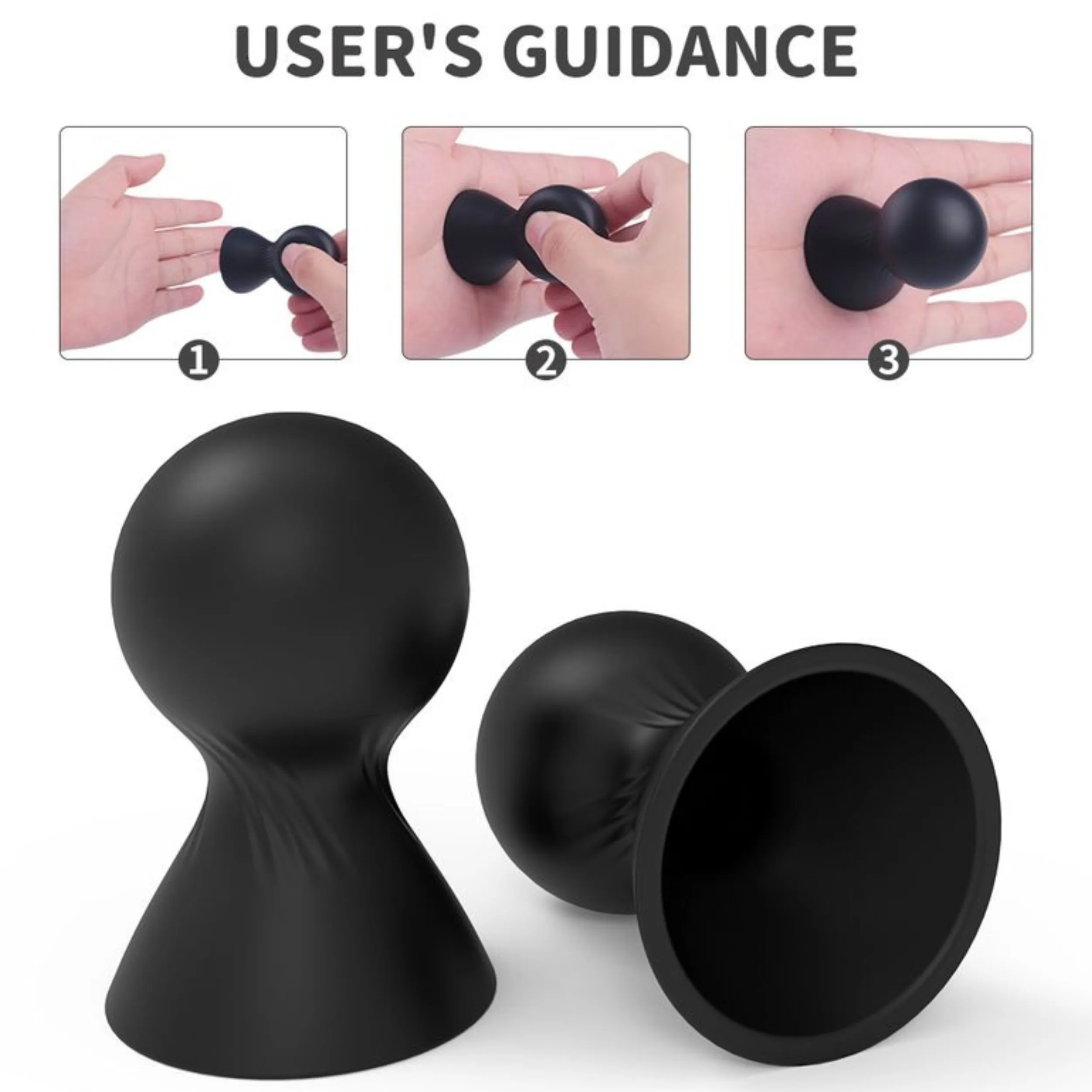 Silicone Nipple Suckers - Set of 2!