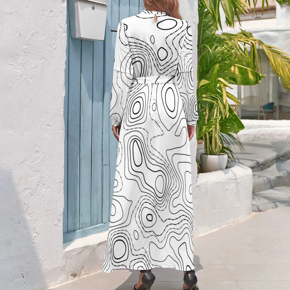 *Spring   Summer Collection* Long Sleeve Maxi Dress