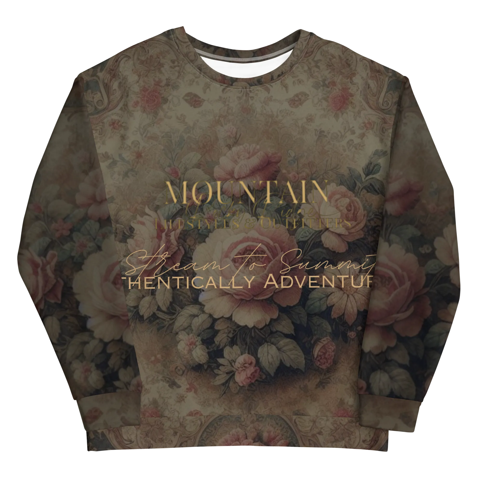 Stream To Summit Authentically Adventurous MRRL&O Sweatshirt Exclusive Print Designs