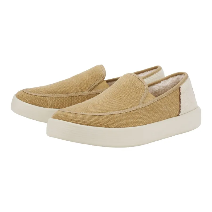 Sunapee Slip'r Salt N Stone - Tan/White