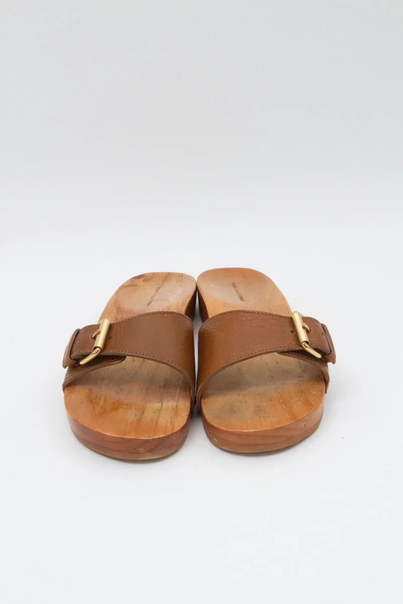 TADLEY WOODEN SANDALS