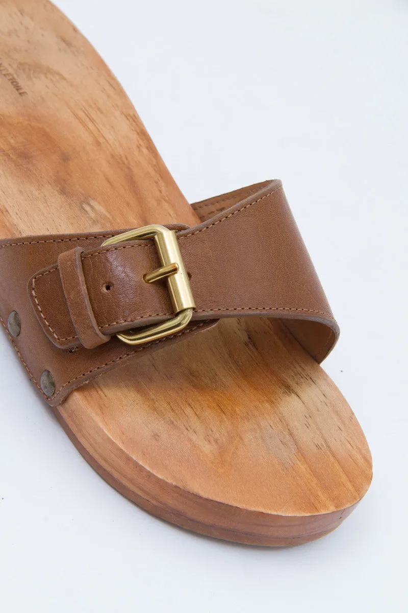 TADLEY WOODEN SANDALS