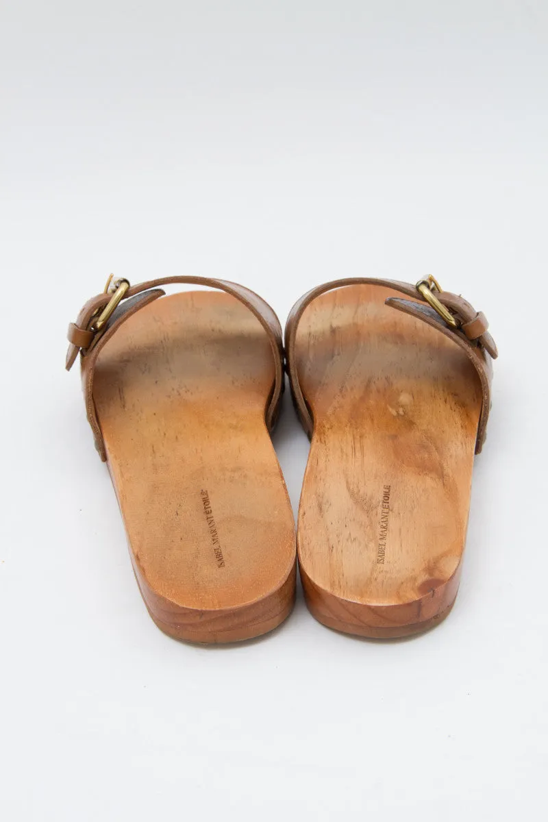 TADLEY WOODEN SANDALS