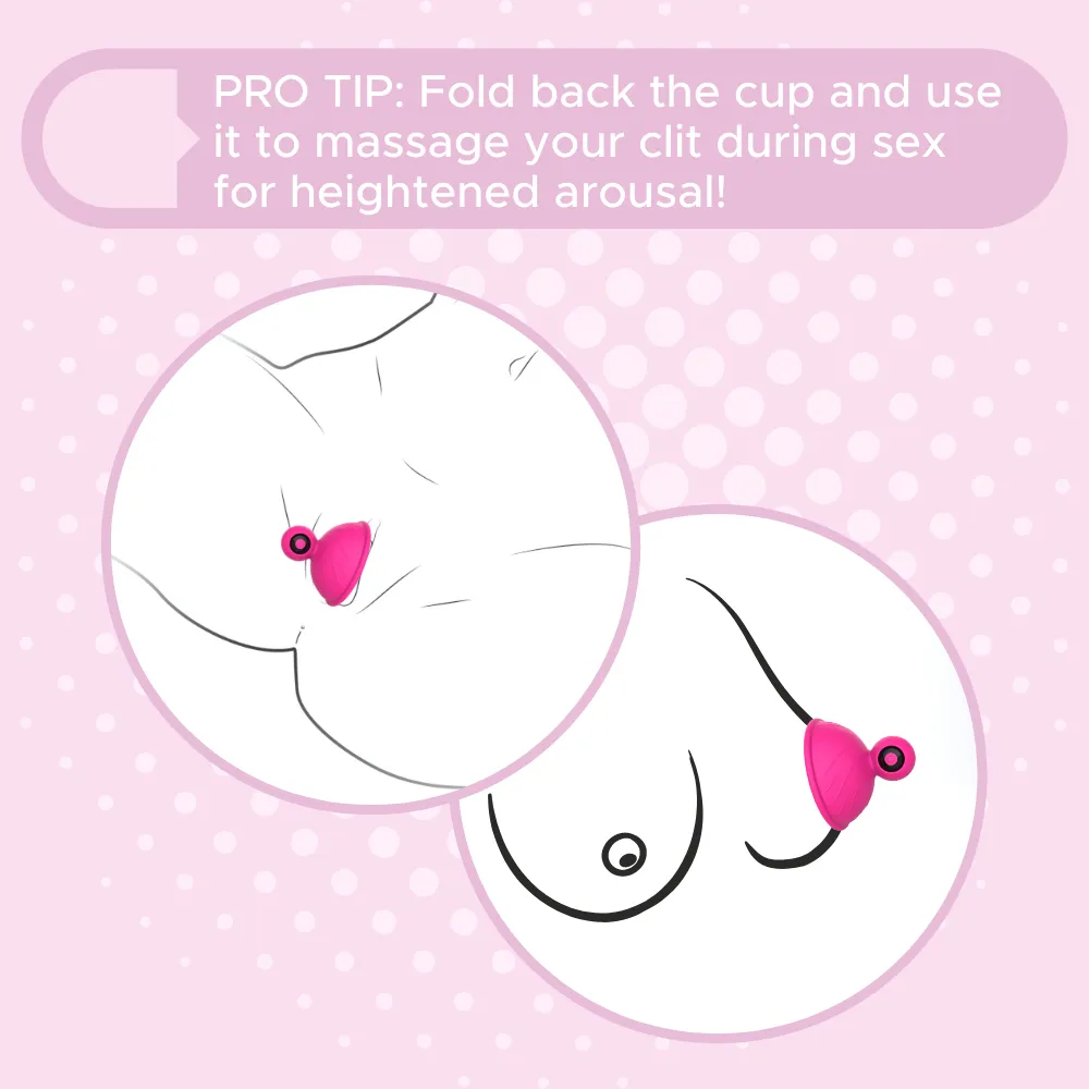 Taza Rechargeable Vibrating Nipple Sucker Set