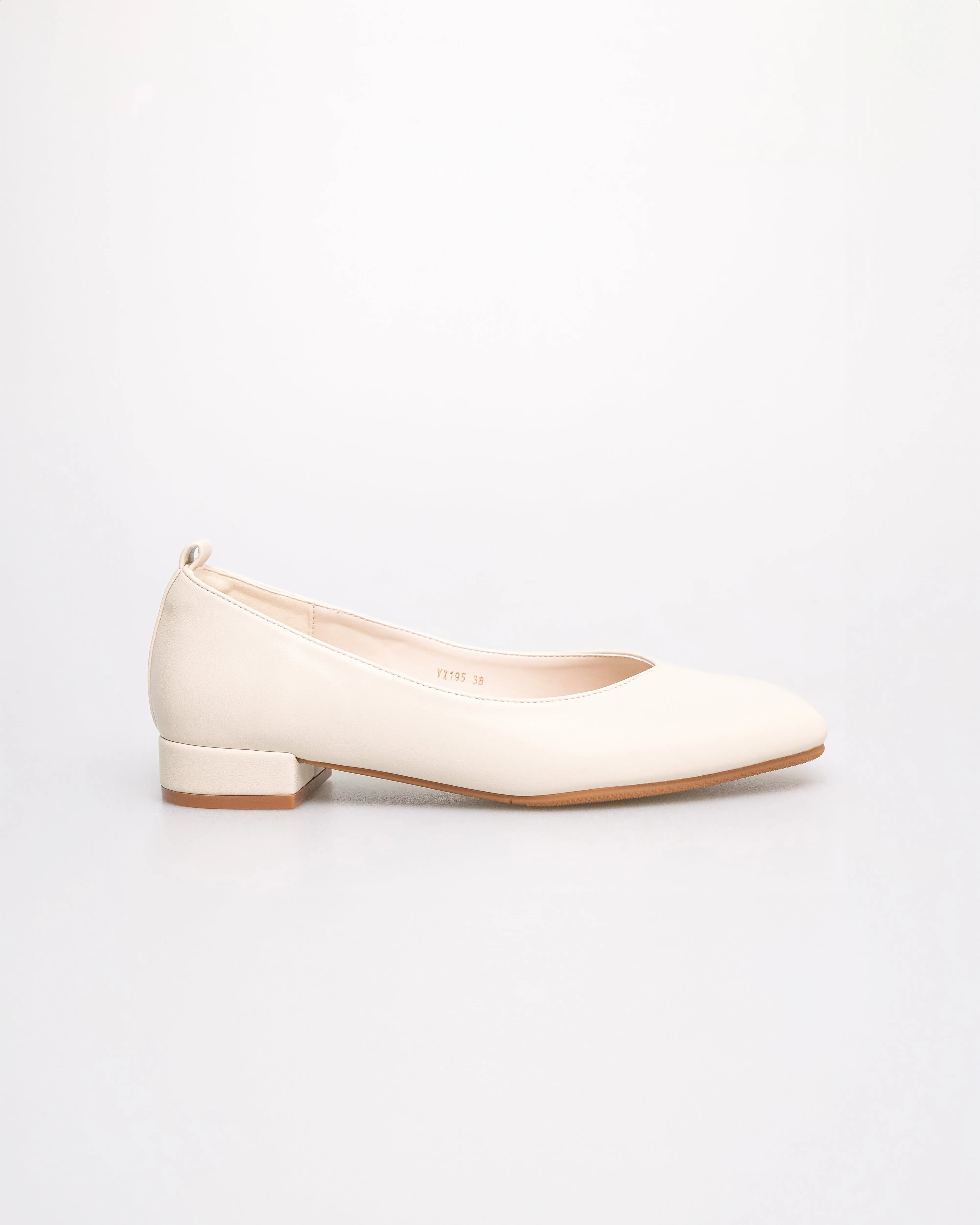 Tomaz YX195 Ladies Classic Flats (White)