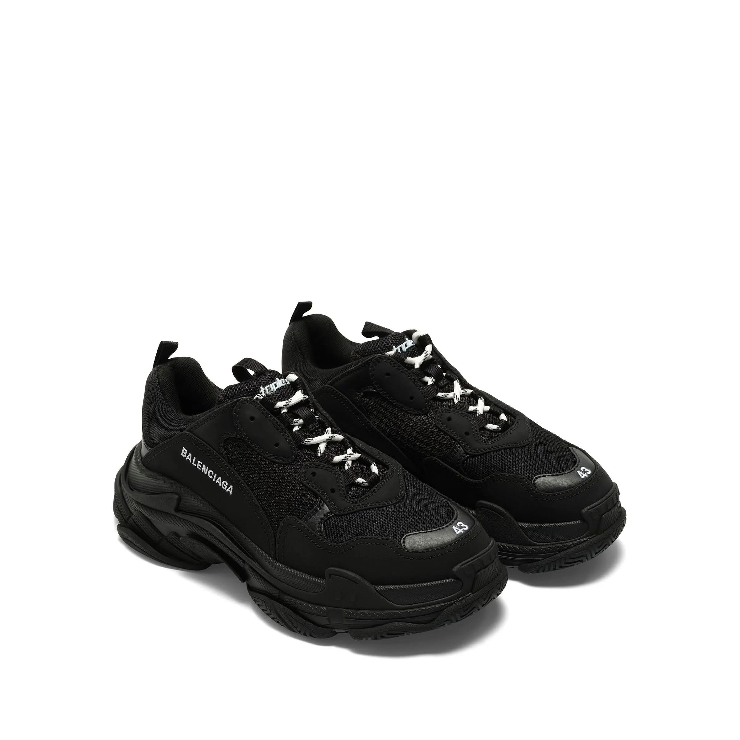 Triple S Sneaker in Black