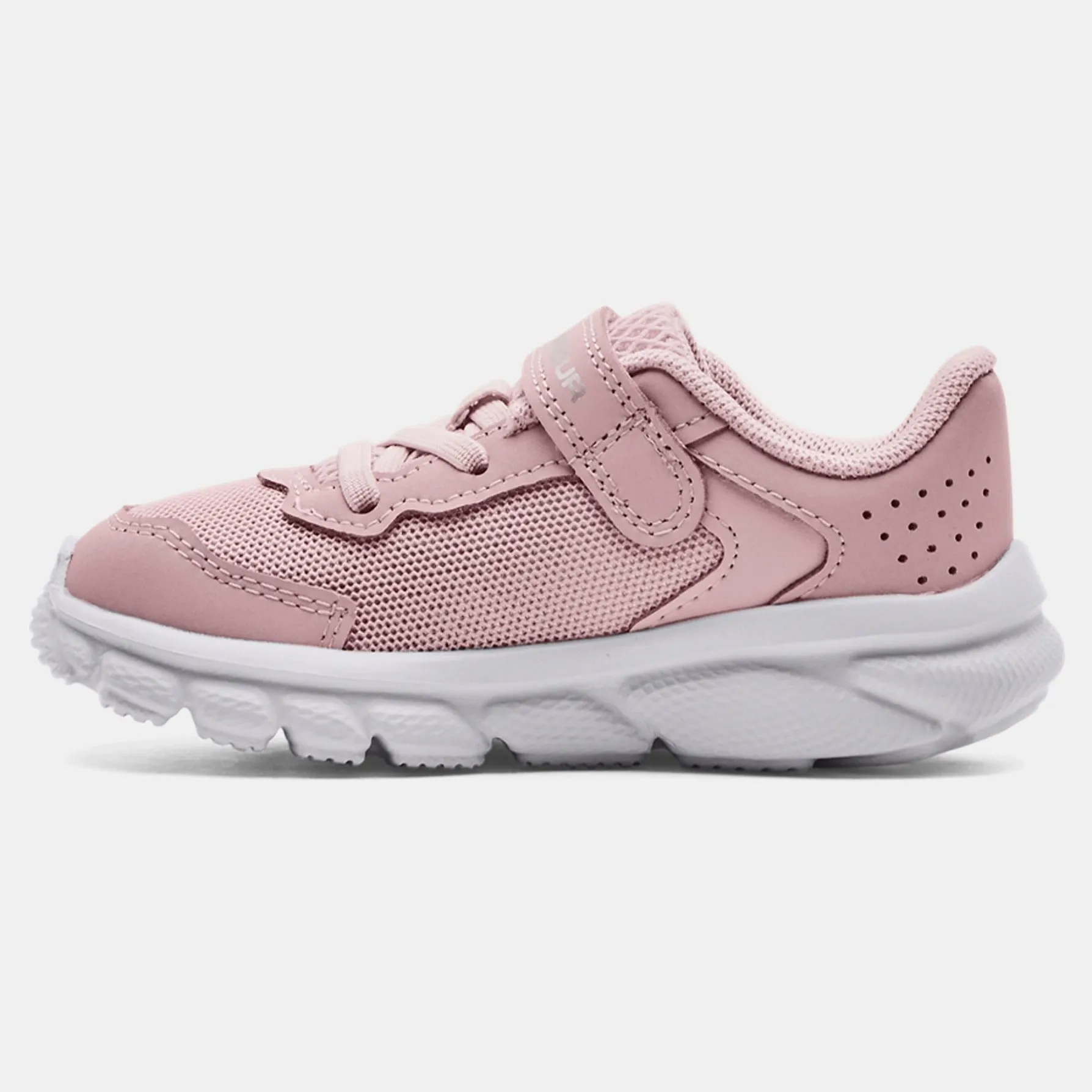 Under Armour Prime Pink/Flamingo/Metallic Silver Assert 9 Toddler Sneaker