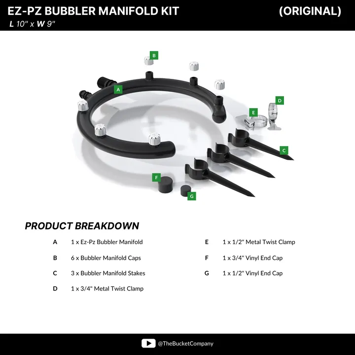 Universal 6 Bubbler Manifold