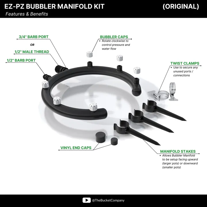 Universal 6 Bubbler Manifold