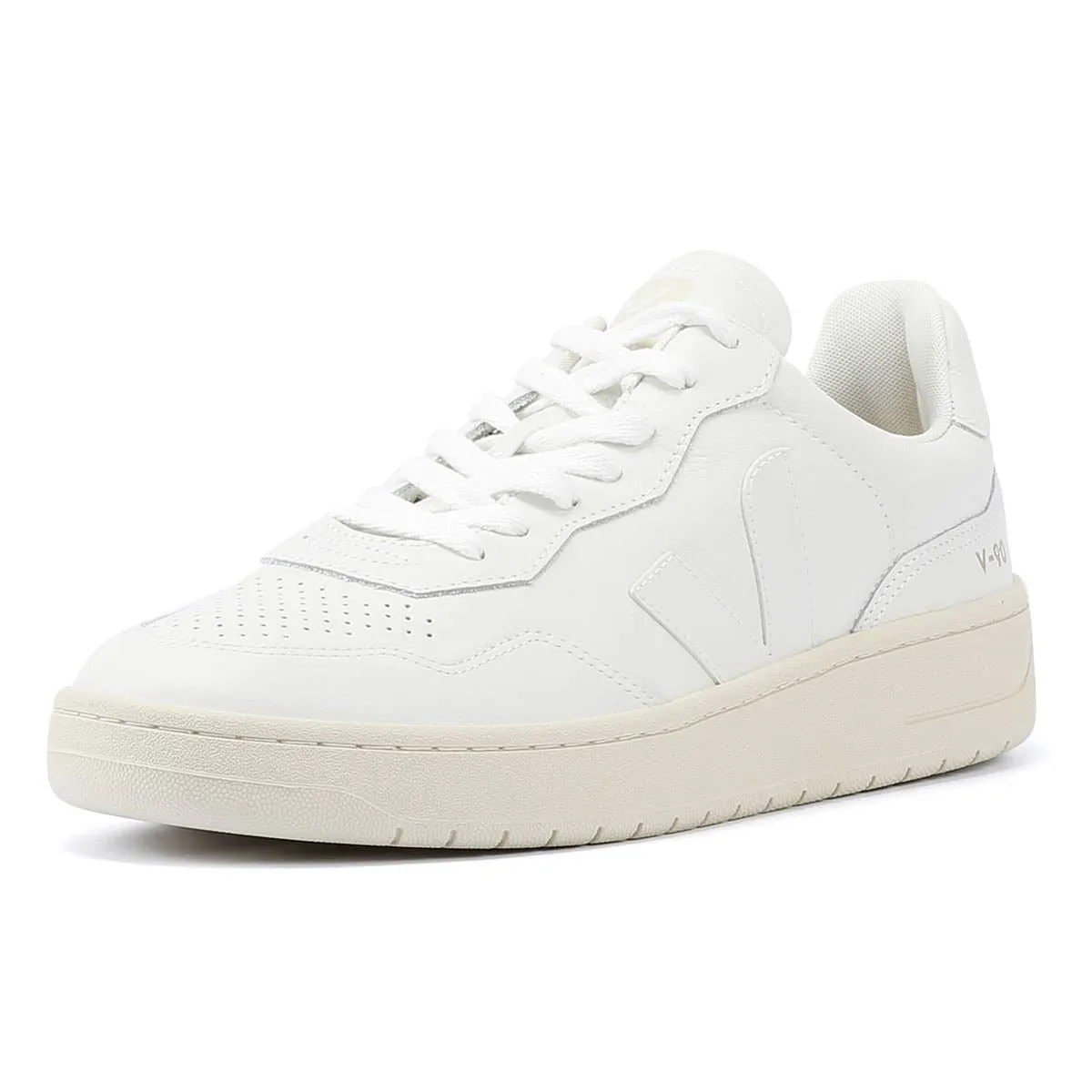 Veja V-90 Leather Men's White Trainers