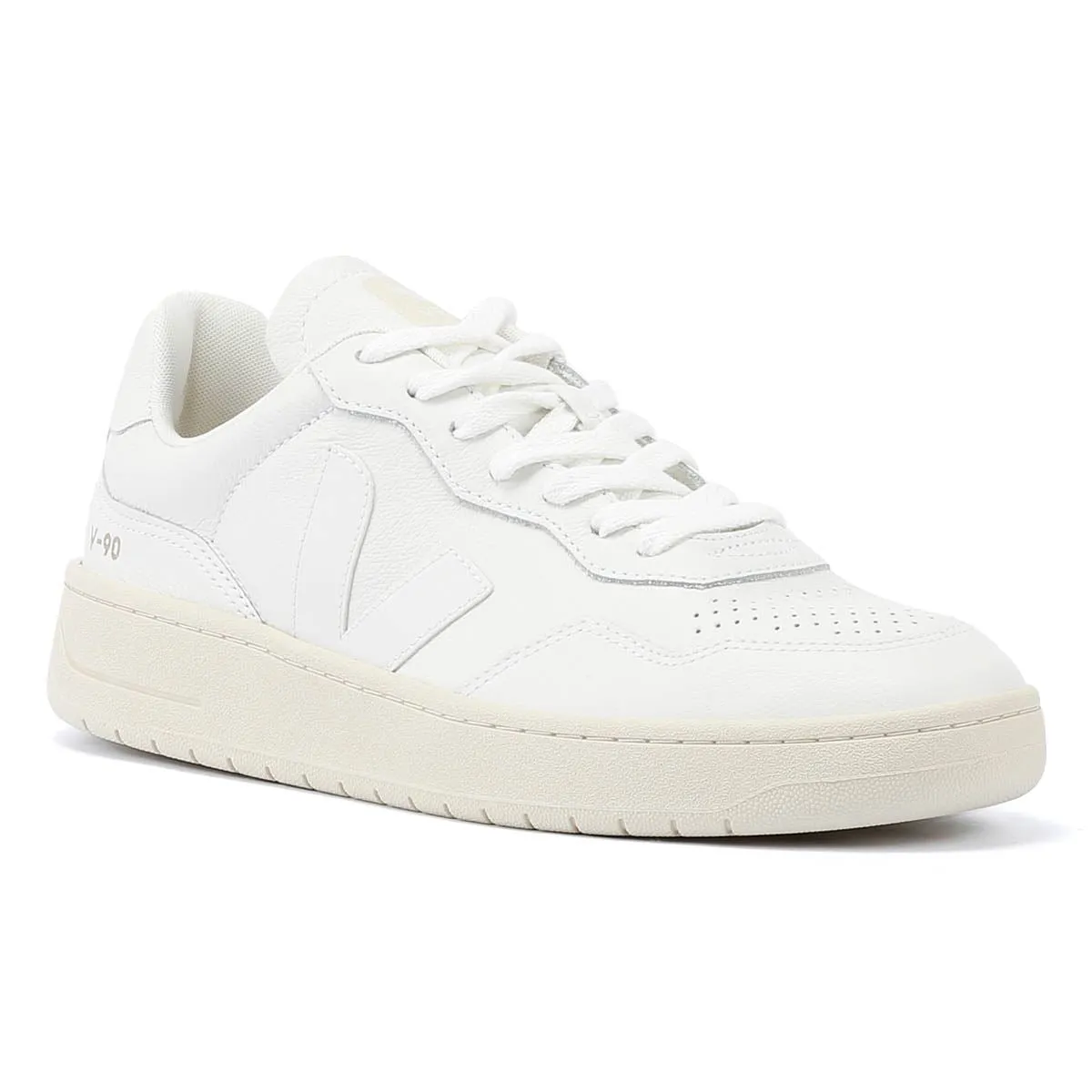 Veja V-90 Leather Men's White Trainers