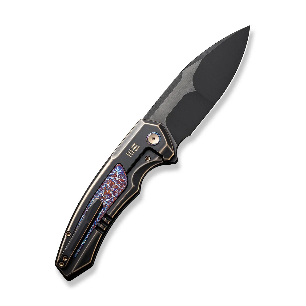 WEKNIFE Hyperactive Flipper Knife Titanium Handle (3.8" Vanax Blade) WE23030-4