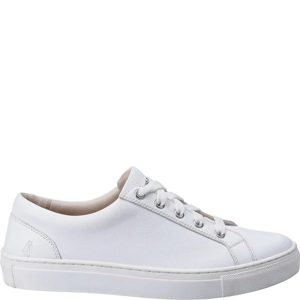 White Tessa Lace-Up Trainers