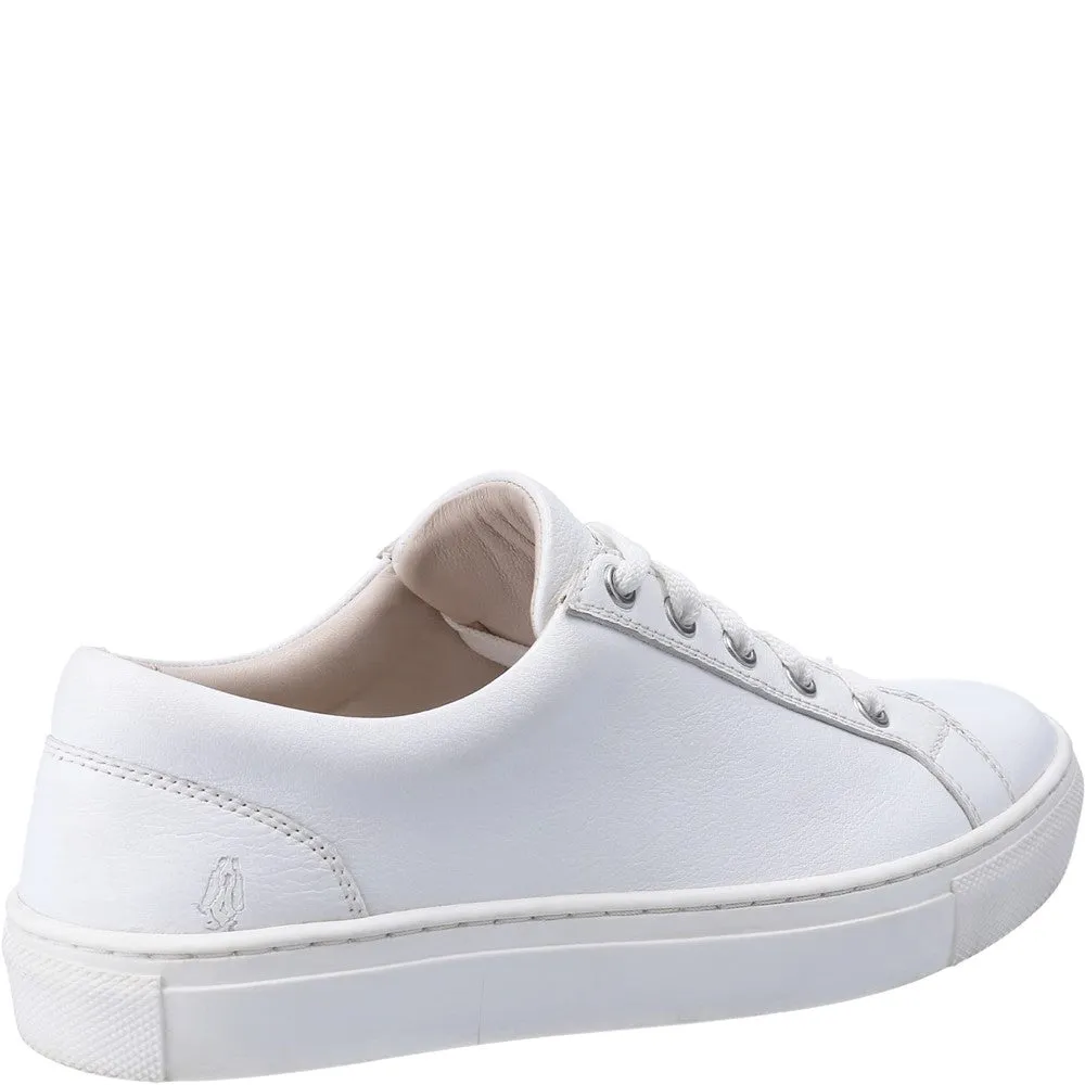 White Tessa Lace-Up Trainers